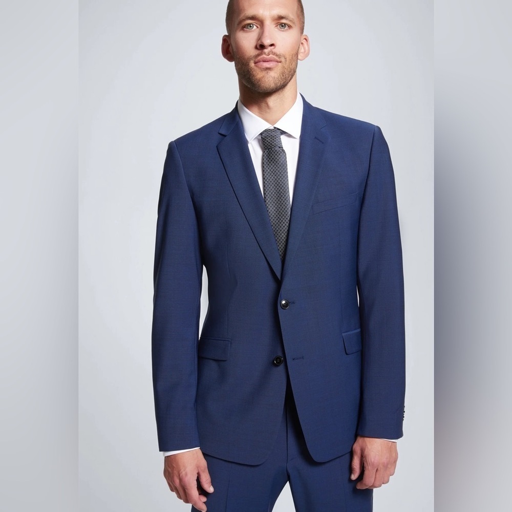 Strellson Blue Allen Sports‎ Coat Size 50 (Large)